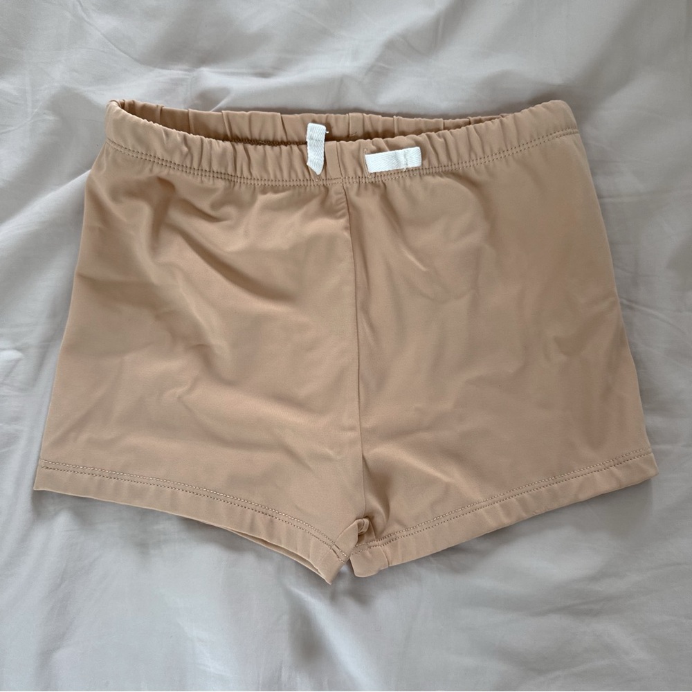 The Simple Folk Neutral Beige Kids Swim Shorts